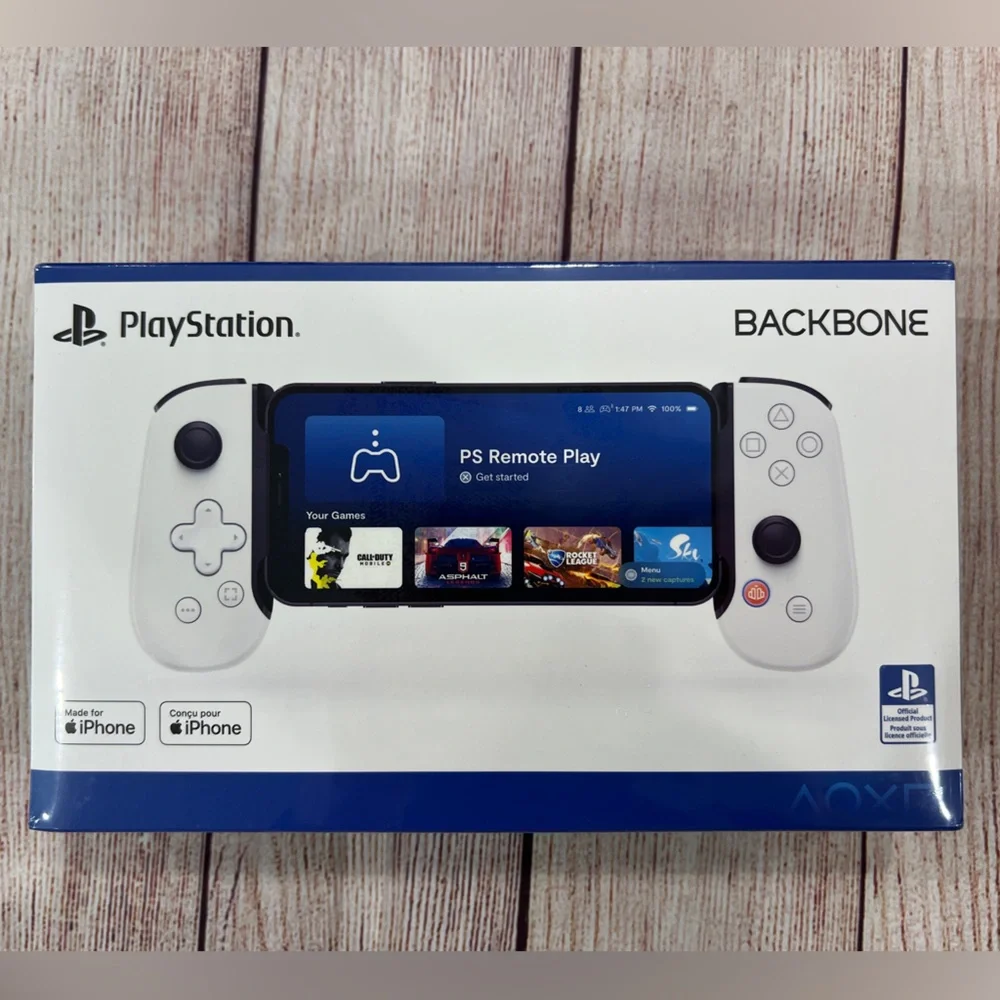 NEW PLAYSTATION BACKBONE ONE Lightning Edition (Iphones w/ lightning) $100 msrp